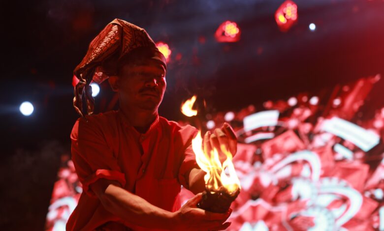 Tari Kreasi Harmoni Nusantara dan Pepe-Pepeka Ri Makka Hibur Pengunjung Jappa Jokka Cap Go Meh 2025