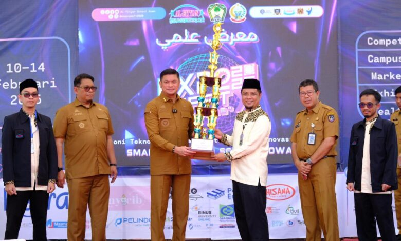 Bupati Adnan Buka Expo Smaft Hologram 2025 Al-Fityan School Gowa