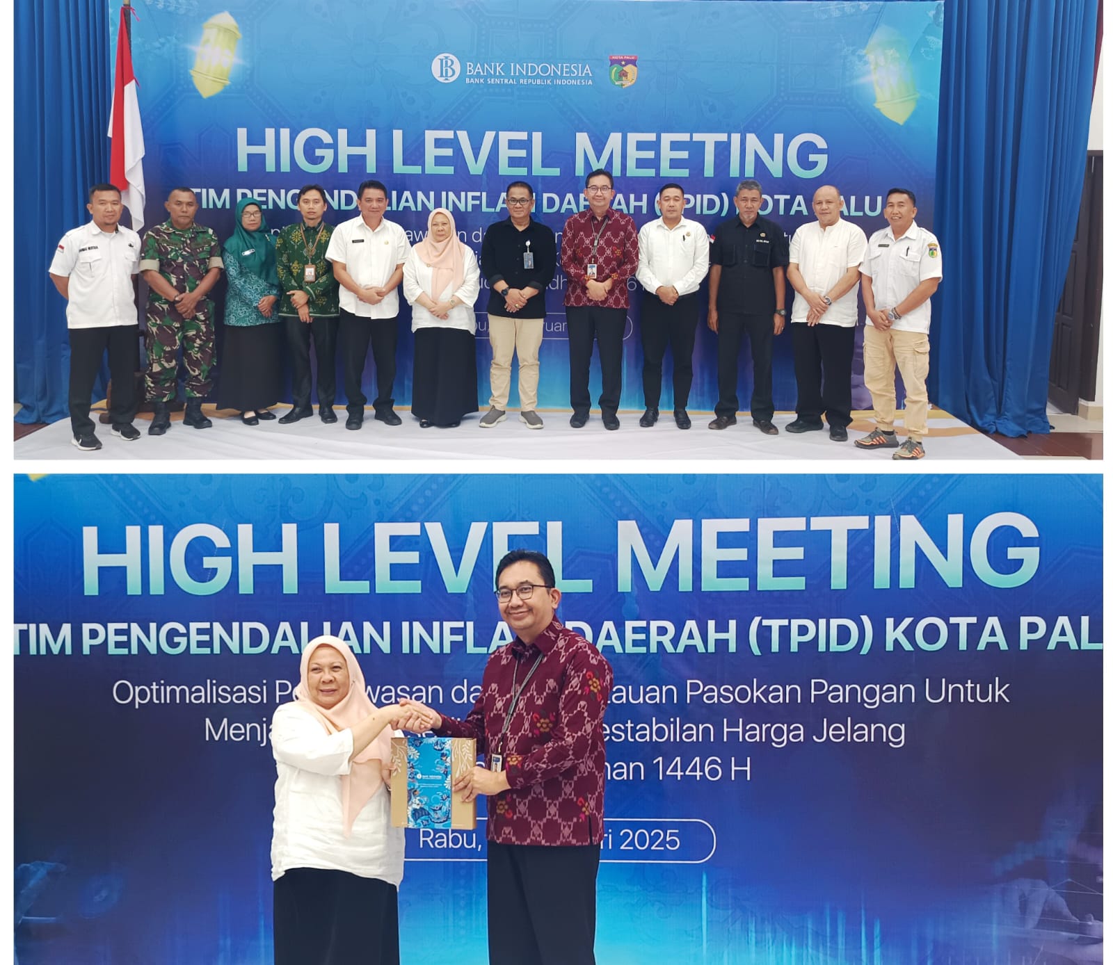 Hadiri High Level Meeting TPID Kota Palu, Reny Ingatkan Jaga Stabilitas Harga Jelang Ramadan