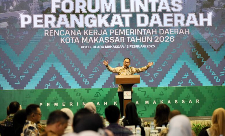 Buka Forum Lintas Perangkat Daerah RKPD, Danny Pomanto Minta Perkuat Konektivitas Antar OPD