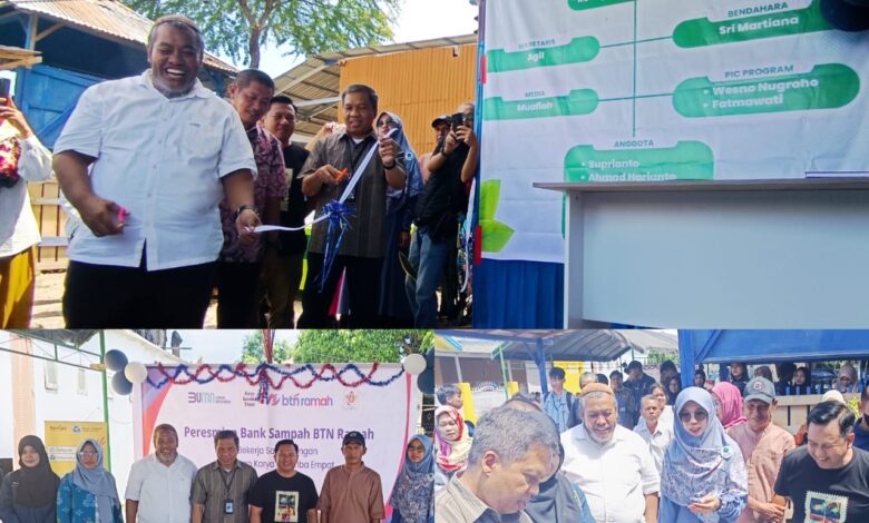 Bank Sampah Kabelotapura Kelurahan Tondo Diresmikan Sekdis DLH Kota Palu