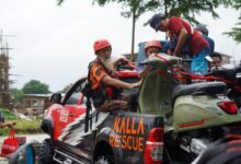 LAZ Hadji Kalla dan Kalla Rescue Tanggap Bencana Banjir di Kota Makassar