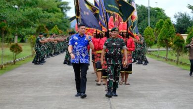 Bupati Adnan Pamit ke Pangdivif 3 Kostrad Jelang Akhir Masa Jabatan