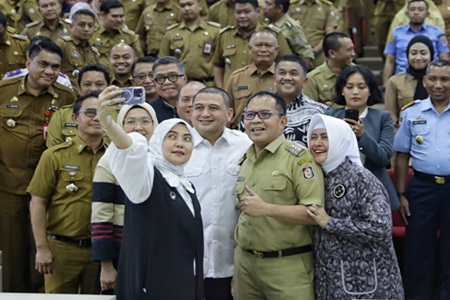 Indira Yusuf Ismail Ikuti Rakor Wali Kota dan Wakil Wali Kota Terpilih, ucapkan Selamat kepada Appi-Aliyah