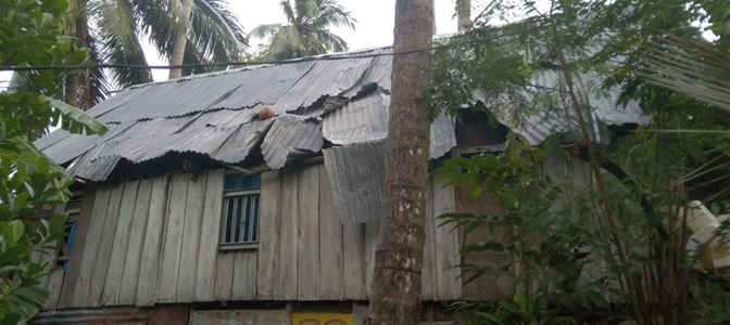 Angin Kencang Terjang Benteng Utara Selayar, 3 Rumah Warga Rusak