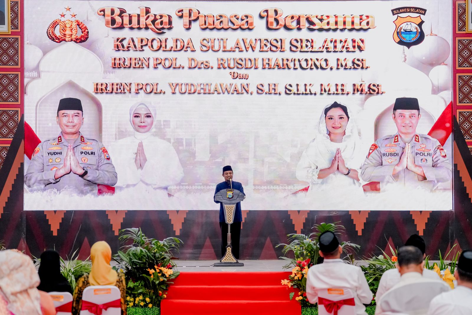 Buka Puasa Bersama Kapolda, Gubernur Sulsel Andi Sudirman Tekankan Sinergi Pembangunan dan Keamanan