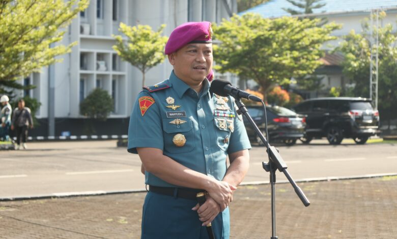 Apel Khusus, Danlantamal VI Makassar Beri Pengarahan Jelang Libur Lebaran Idul Fitri 1446 H2025 M