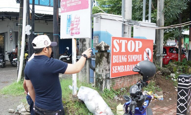 Wakil Bupati Gowa Pantau Langsung Program Gowa Bersih di Jembatan Kembar