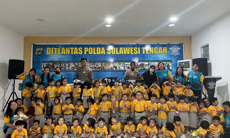 Joyful Kids Palu Kunjungi Ditlantas Polda Sulteng: Belajar Keamanan dan Tertib Lalu Lintas Sejak Dini