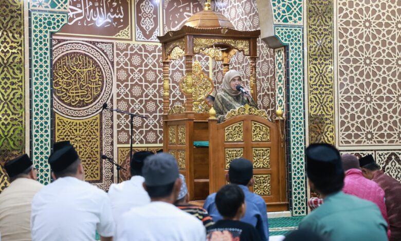 Wakil Wali Kota Makassar, Aliyah Mustika Ilham, Safari Ramadan dan Tarawih Bersama di Masjid Nurul Ittihaad