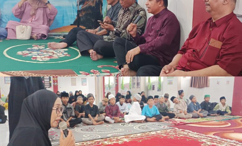 Wakili Wali Kota Palu, Kadis Pendidikan Hadiri Giat Pesantren Kilat Ramadan dan Buka Puasa Bersama