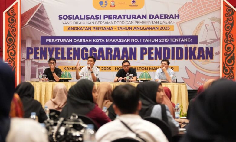 Anggota DPRD Makassar Andi Odhika Cakra Sosialisasi Perda Penyelenggaraan Pendidikan