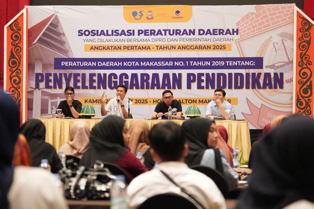 Anggota DPRD Makassar Andi Odhika Cakra Sosialisasi Perda Penyelenggaraan Pendidikan