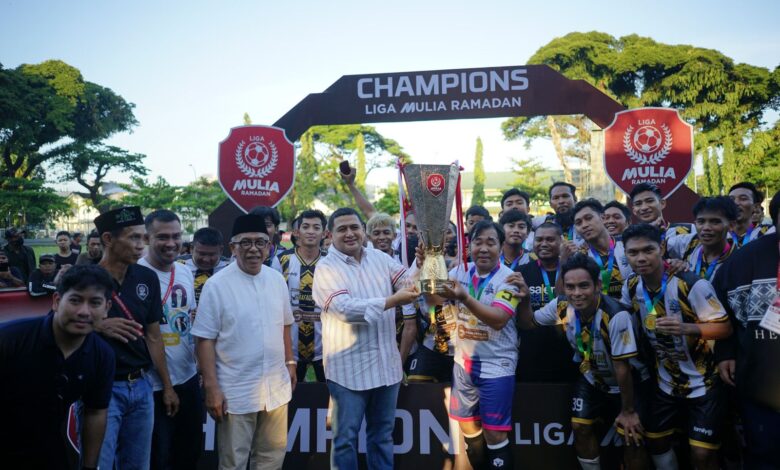 Wali Kota Munafri Hadiri Final Liga Mulia Ramadan 2025 dan Serahkan Trofi Juara