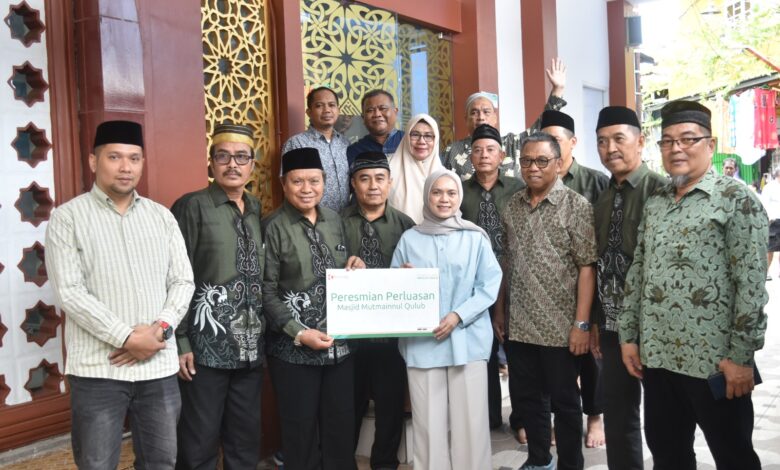Jelang Ramadan, Bumi Karsa Bantu Perluasaan Masjid Mutmainnul Qulub Makassar