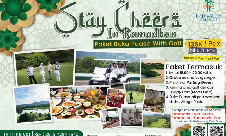 Padivalley Hadirkan Paket Buka Puasa Dengan Pengalaman Unik Nuansa Golf