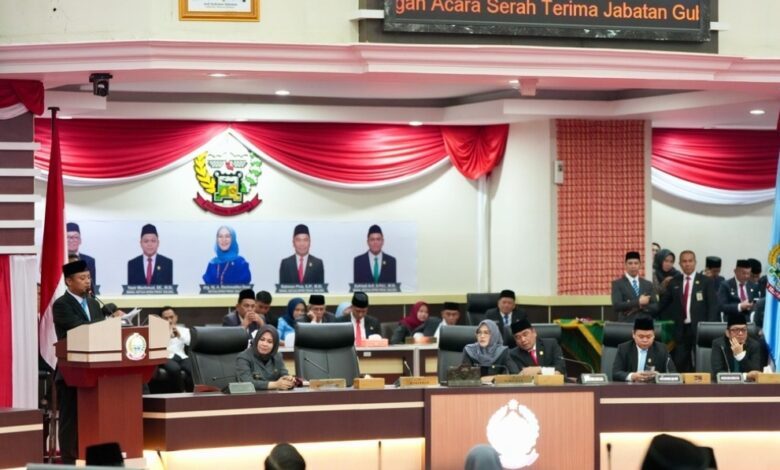 Andi Sudirman Sulaiman dan Fatmawati Rusdi Pidato Perdana di Sidang Paripurna DPRD Sulsel