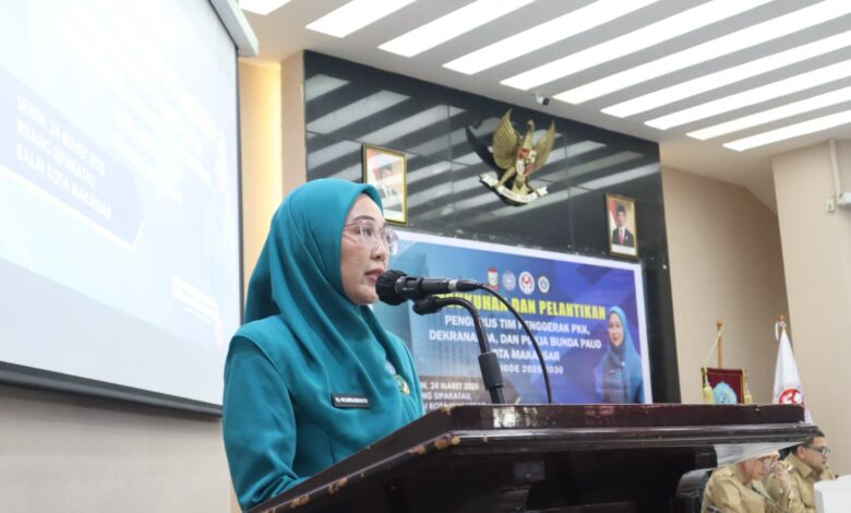 TP PKK, Dekranasda, dan Pokja Bunda PAUD Makassar Resmi Dilantik Melinda Aksa Dorong Sinergi dan Dedikasi Pengurus