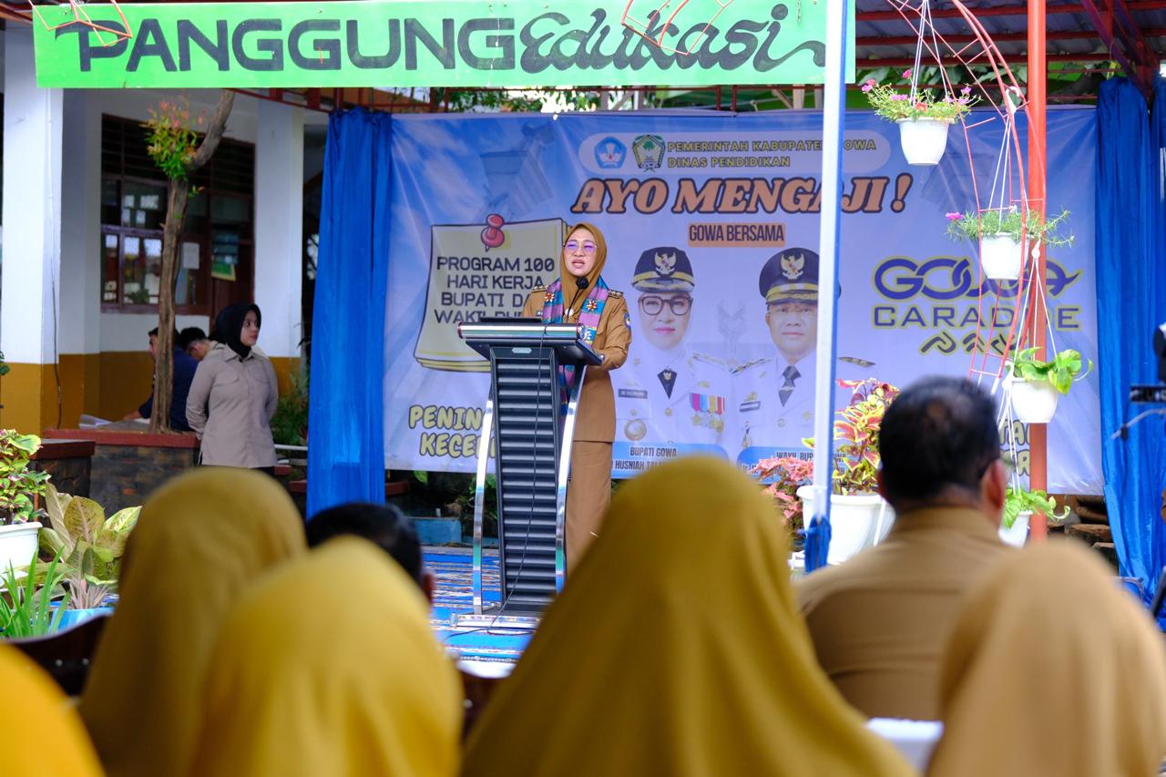 Tingkatkan Kecerdasan dan Karakter Siswa, Pemkab Gowa Launching Ayo Mengaji di Seluruh Sekolah