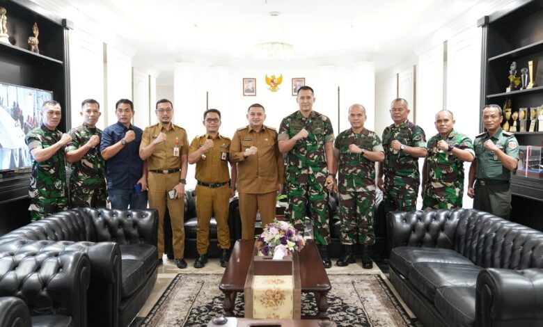 Tingkatkan Sinergitas, Wali Kota Makassar Terima Kunjungan Silaturahmi Dandim 1408Makassar