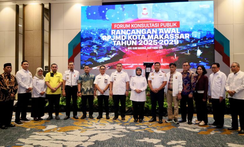 Wakil Wali Kota Makassar Hadiri Forum Konsultasi Publik RPJMD 2025-2029