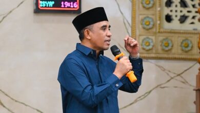 Gubernur Sulteng Anwar Hafid Beri Tausyiah Ramadan di Masjid Nurul Iman Wosu