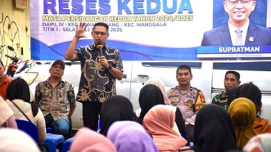 Reses di Manggala, Ketua DPRD Makassar Supratman Bilang Akan Terus Dorong Pemerintah Kota Realisasikan Program Kerjanya