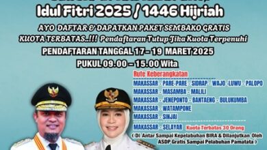 Pemprov Sulsel Gelar Program Mudik Gratis "Bersama Andalan Hati" untuk Idul Fitri 1446 H