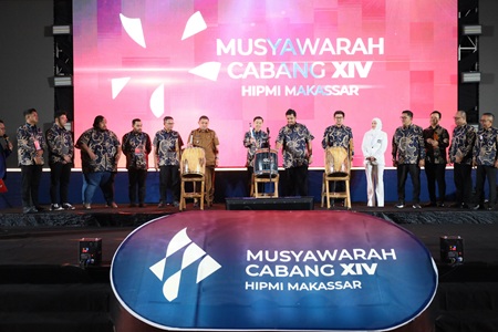 Munafri Arifuddin Buka Muscab XIV HIPMI Makassar, Dorong Optimalisasi Potensi Lokal