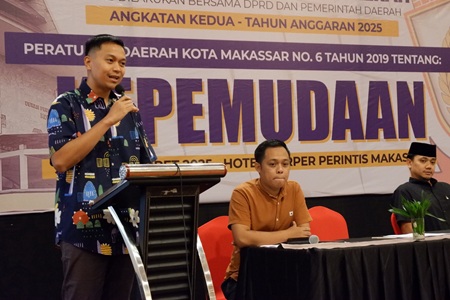 Sosialisasi Perda Kepemudaan, Odhika Cakra Dorong Kemandirian Pemuda Makassar