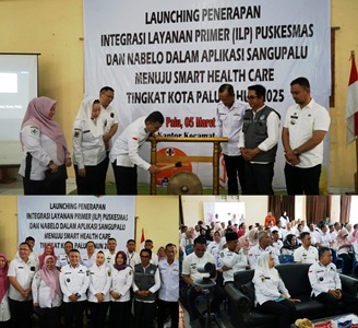 Hadianto Rasyid Launching Penerapan ILP Puskesmas Se Kota Palu