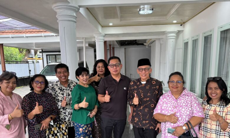 Fatmawati Rusdi bersama Cicu Terima Kunjungan Ketua PGI Sulselbar di Rujab Wagub
