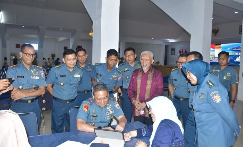 Tingkatkan Gizi Prajurit Dinas Kesehatan Lantamal VI Gelar Ceramah Kesehatan