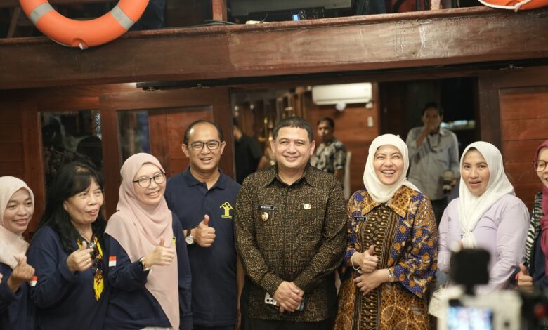 Jamu Rombongan Kementrian Hukum RI dan Ikatan Notaris Indonesia Sulsel, Munafri Perkenalkan Potensi Wisata Bahari dan Kuliner Kota Makassar