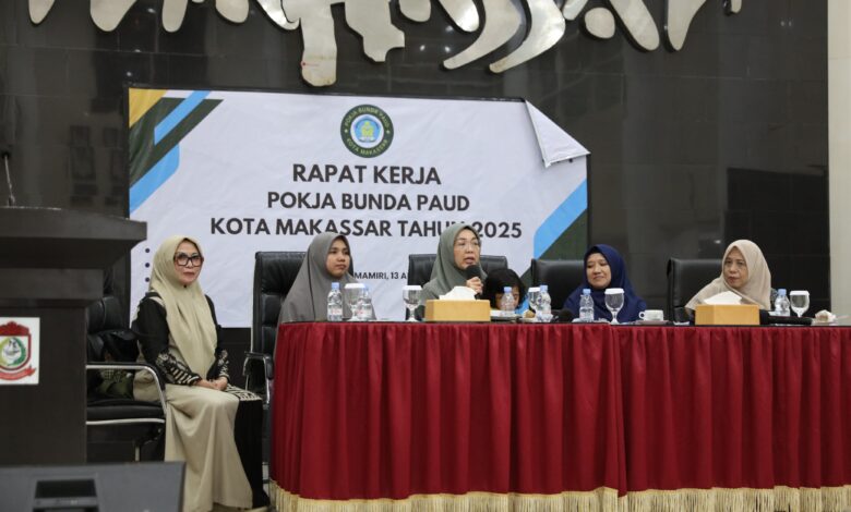 Pokja Bunda PAUD Kota Makassar Gelar Raker Perdana, Bahas Strategi Program 2025