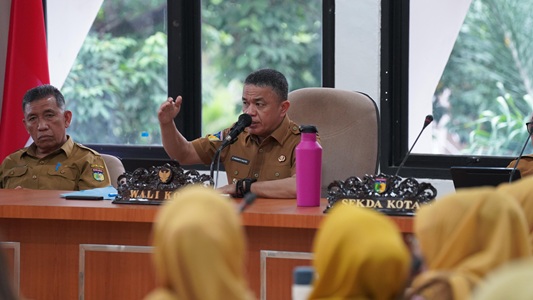 Pimpin Rapat OPD, Wali Kota Palu Hadianto Minta Jajarannya Bersinergi dalam Penyusunan Renja dan SOP