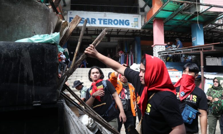 Warga Apresiasi Karya Bakti Kodim 1408/ Makassar, Pasar Terong Kini Lebih Bersih dan Tertata