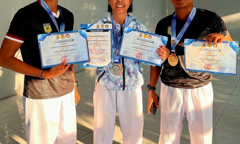 Bertarung di Surabaya, Atlet Karate Lantamal VI Raih Prestasi Gemilang