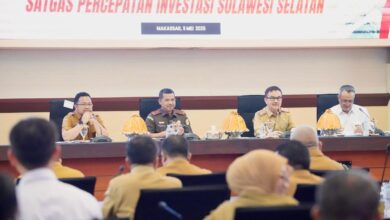 Hadiri Rakor Percepatan Investasi, Wabup Gowa Harap Persoalan Bendung Jenelata Segera Tuntas