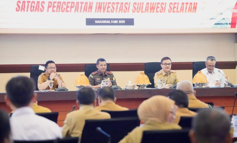 Hadiri Rakor Percepatan Investasi, Wabup Gowa Harap Persoalan Bendung Jenelata Segera Tuntas