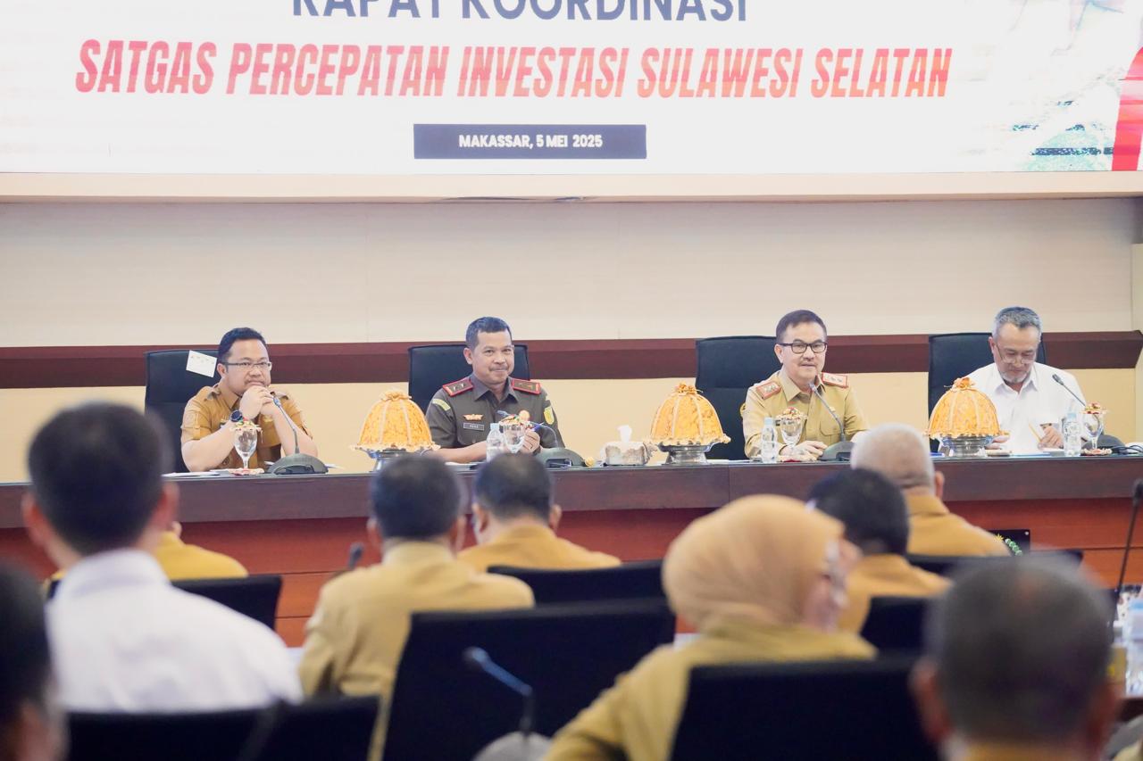 Hadiri Rakor Percepatan Investasi, Wabup Gowa Harap Persoalan Bendung Jenelata Segera Tuntas