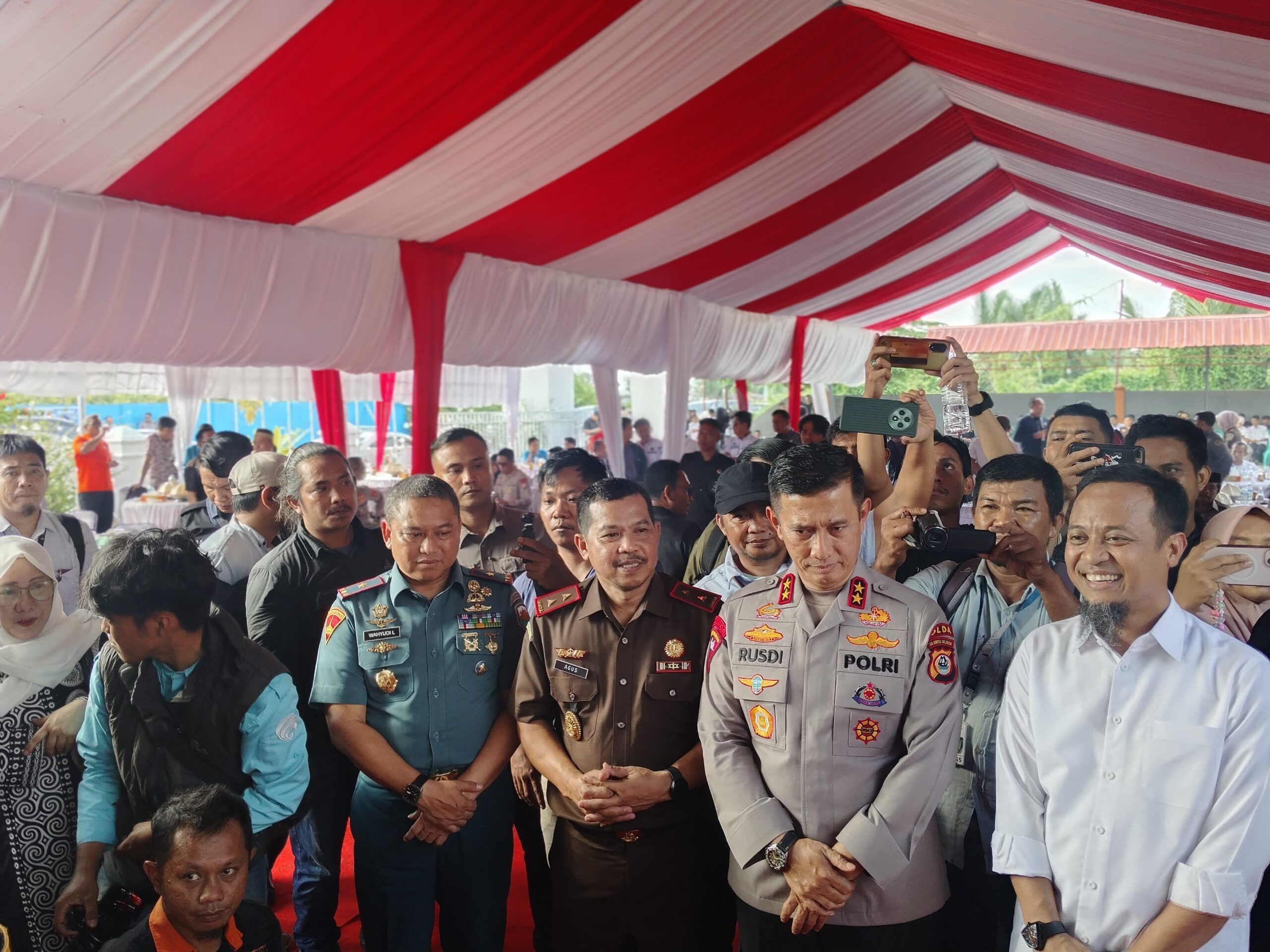Danlantamal VI Makassar Hadiri Deklarasi Damai PSU Pilwali Palopo