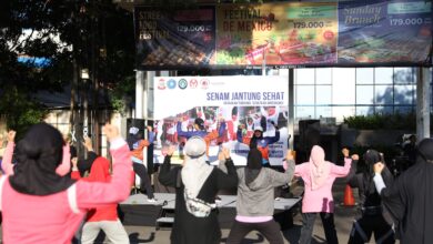 TP PKK, Dekranasda, dan Pokja Bunda PAUD Makassar Kompak Senam Jantung Sehat di CFD Sudirman