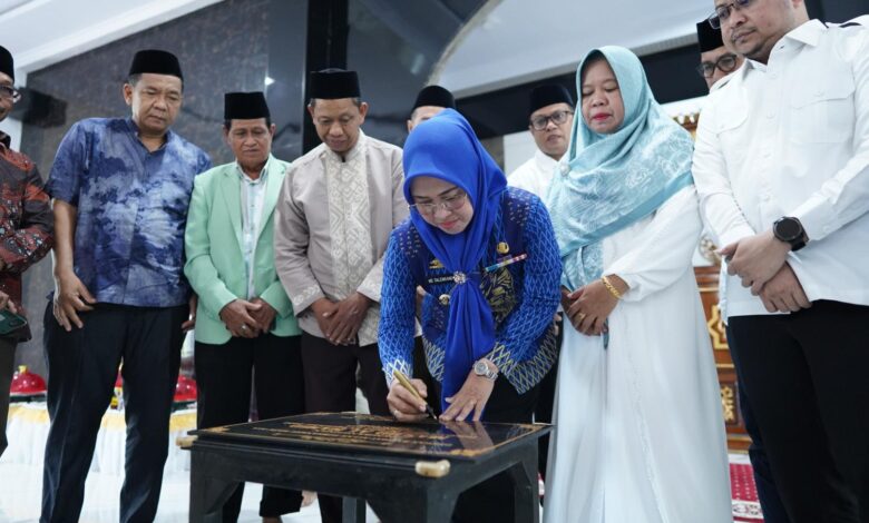 Resmikan Masjid Al Hamid, Bupati Gowa: Mari Jalankan Fungsinya dengan Baik