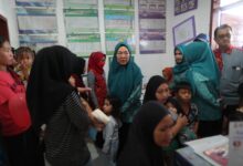 Dorong Peningkatan Layanan Kesehatan, Ketua TP PKK Makassar Tinjau Posyandu Era Baru Nusa Indah 4