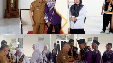 Lepas 38 CJH Kloter 10, Pesan Hadianto Rasyid Harap Jemaah Doakan Keselamatan Warga Kota Palu