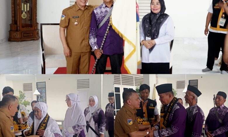 Lepas 38 CJH Kloter 10, Pesan Hadianto Rasyid Harap Jemaah Doakan Keselamatan Warga Kota Palu