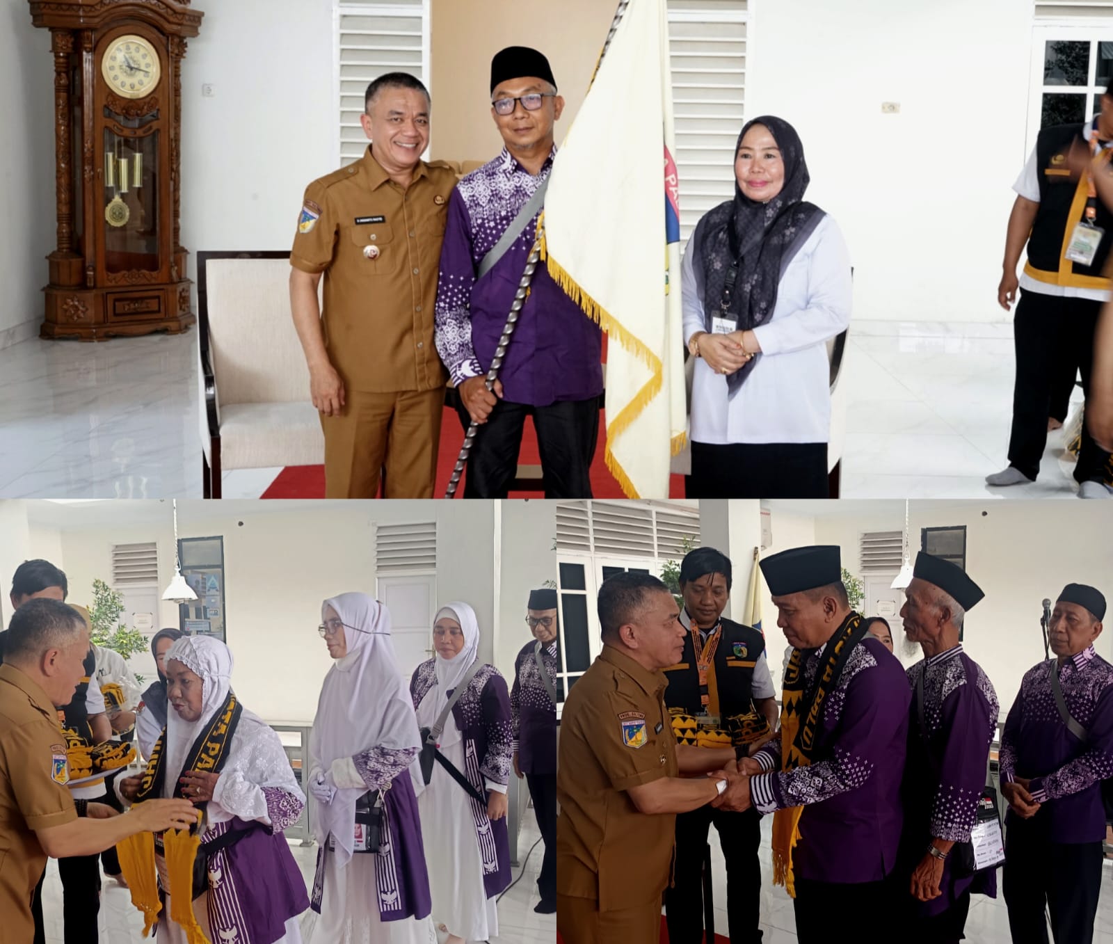 Lepas 38 CJH Kloter 10, Pesan Hadianto Rasyid Harap Jemaah Doakan Keselamatan Warga Kota Palu