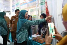 Ketua TP PKK Makassar, Tinjau Aktivitas Posyandu Era Baru Nusa Indah II