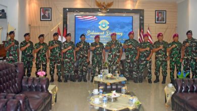 Danlantamal VI Menerima Kunjungan Komandan Pasukan Marinir 2